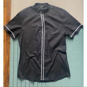 Grandfather collar ASOS shirt